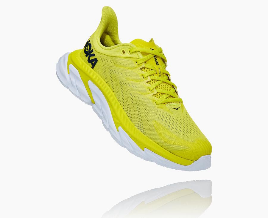 Hoka Womens Running Shoes NZ - Hoka Clifton Edge Fluorescence (WBU342971)